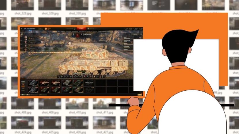 edit captured screenshot in world of tanks